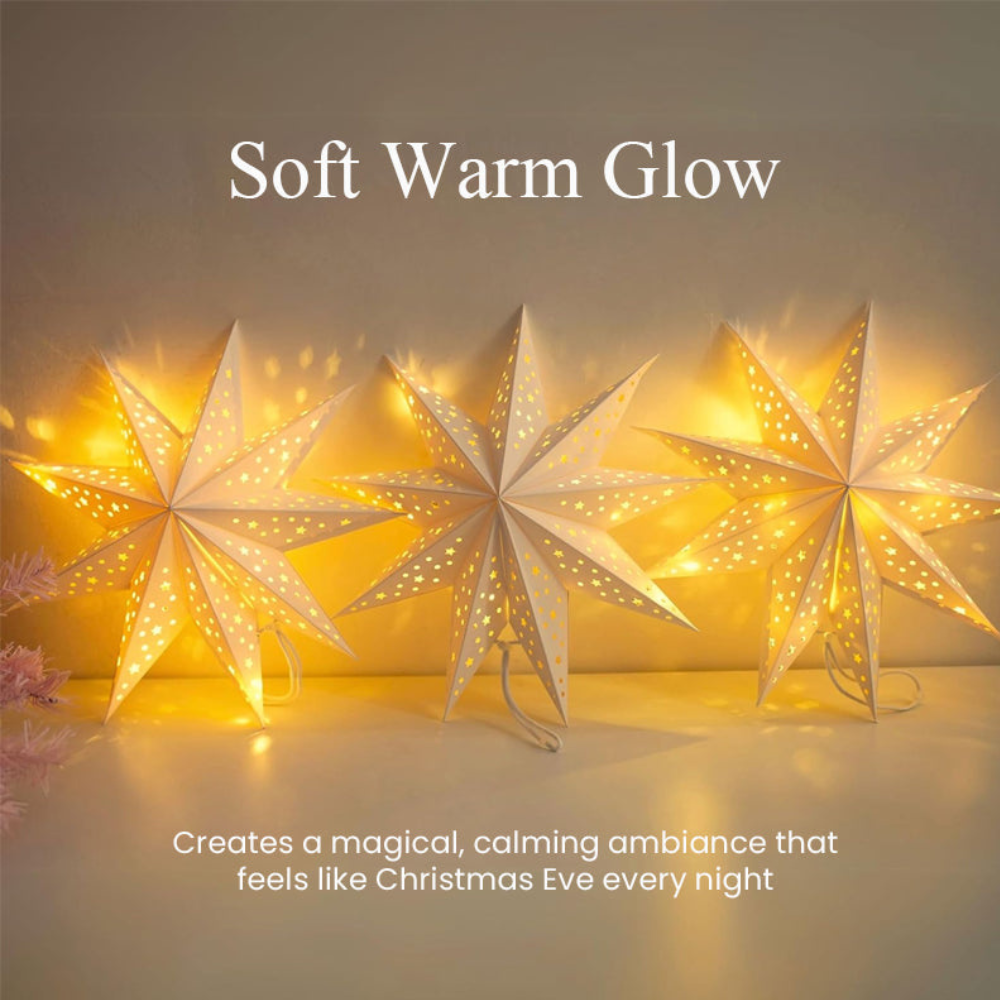 Lunelle™ – Starry Paper Lantern Hanging Light