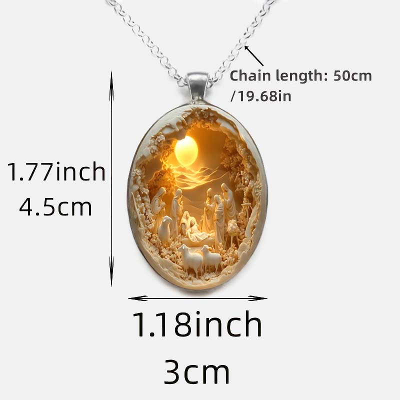 Sanctelle™ – Miniature Holy Land Christmas Faith Pendant (1+1 Free)