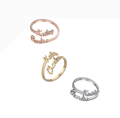 Aurelya™ – Customized Name Ring (50% Off)