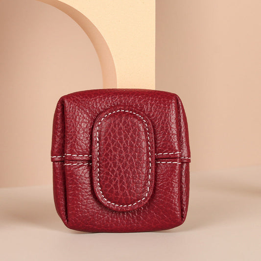 Élivéa™ – Compact Leather Coin Purse (40% Off)