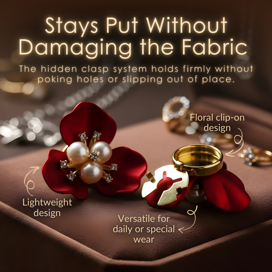 Petaline™ – Delicate Shirt Brooch Accent (35% Off)