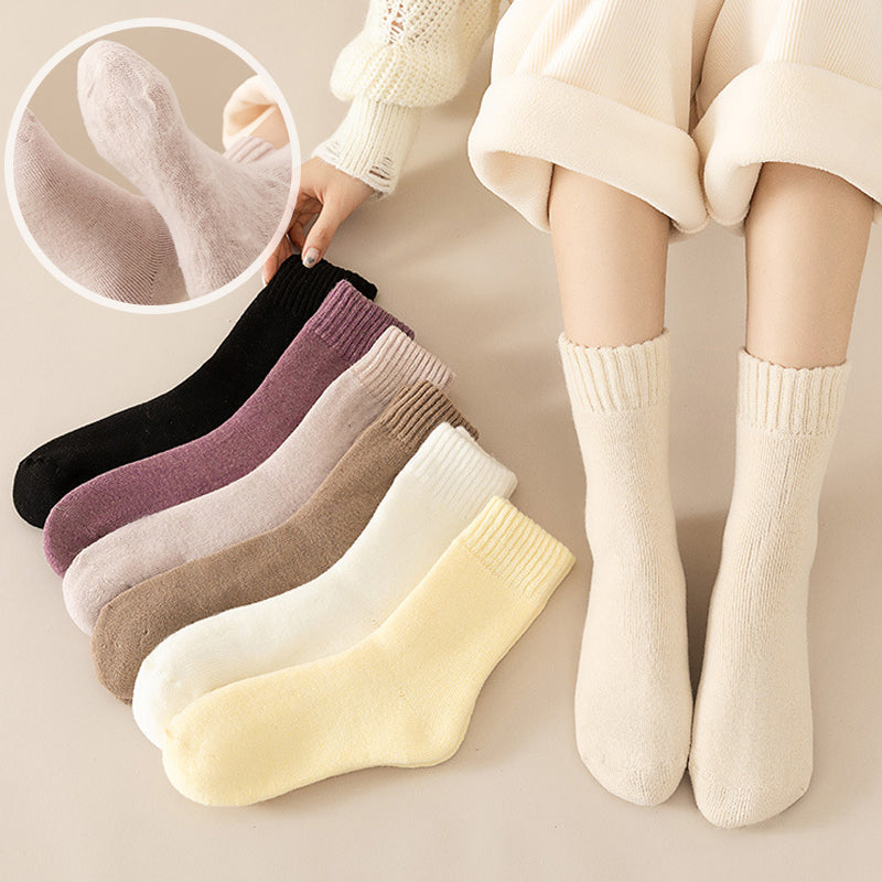Feeluxe™ – Fleece Roll-Up Socks for Deep Warmth (1+2 Free)