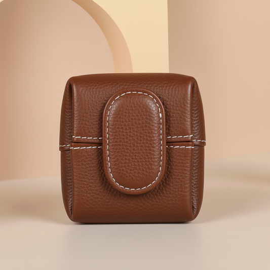 Élivéa™ – Compact Leather Coin Purse (40% Off)