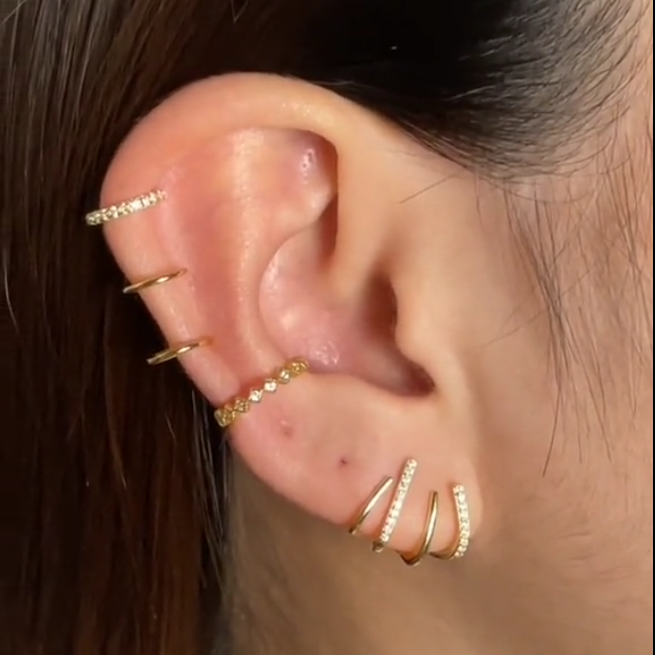 Elarra™ – Multi-Piercing Look Earrings (1+1 Free)