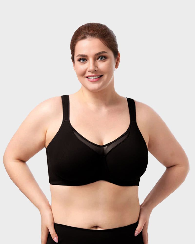 Serenya™ – Plus Size Cooling Minimizer Bra (50% Off)