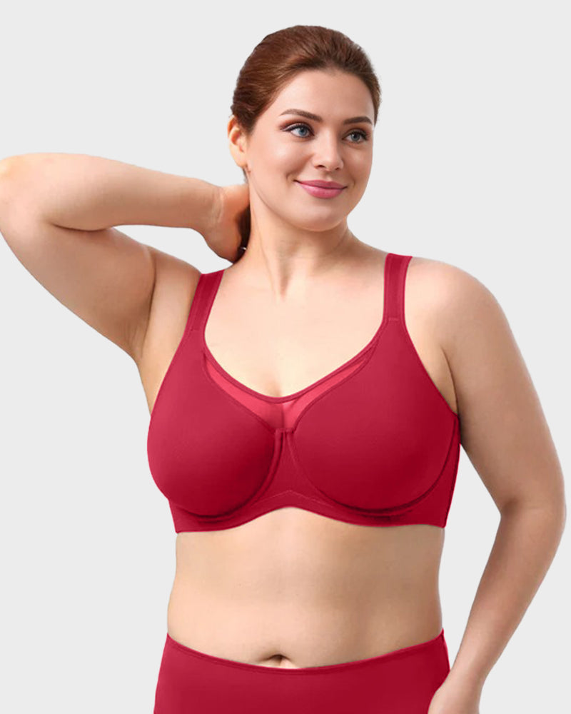 Serenya™ – Plus Size Cooling Minimizer Bra (50% Off)