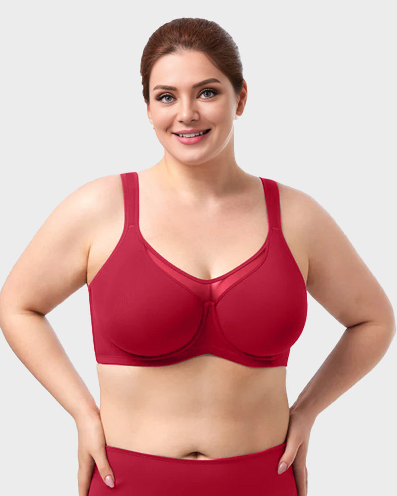 Serenya™ – Plus Size Cooling Minimizer Bra (50% Off)