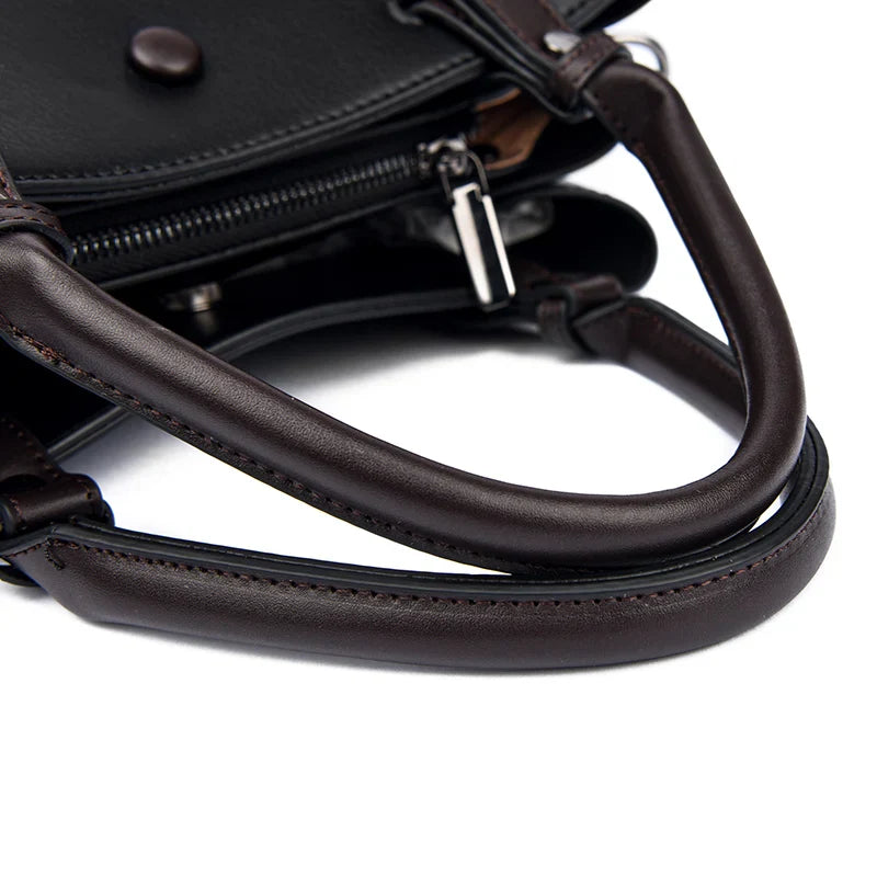 Seloura™ – Structured PU Leather Handbag (50% Off)