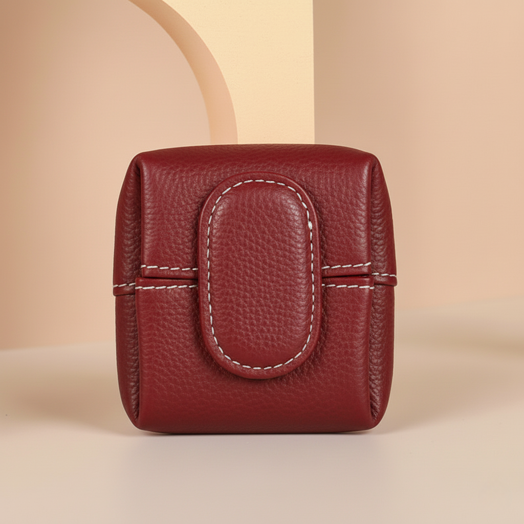 Élivéa™ – Compact Leather Coin Purse (40% Off)