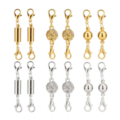 Claspella™ – Magnetic Necklace Clasp Connectors (12 Pcs)