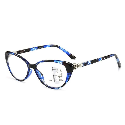 Lumora™ - Anti-Blue Light Multifocal Cat Eye Reading Glasses (40% Off)