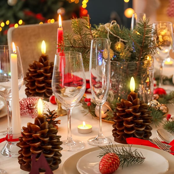 Lunacone™ – Flameless Pinecone Candle Light (1+1 Free)