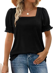 Easeen™ - Comfy, Covered & Square-Neck Top (50% Off)