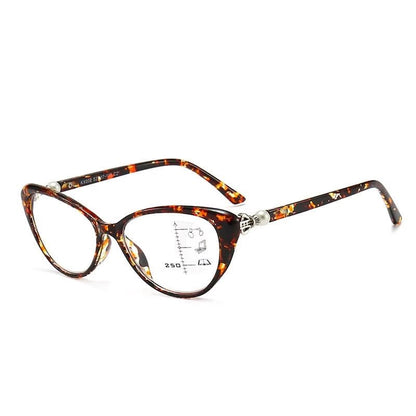 Lumora™ - Anti-Blue Light Multifocal Cat Eye Reading Glasses (40% Off)