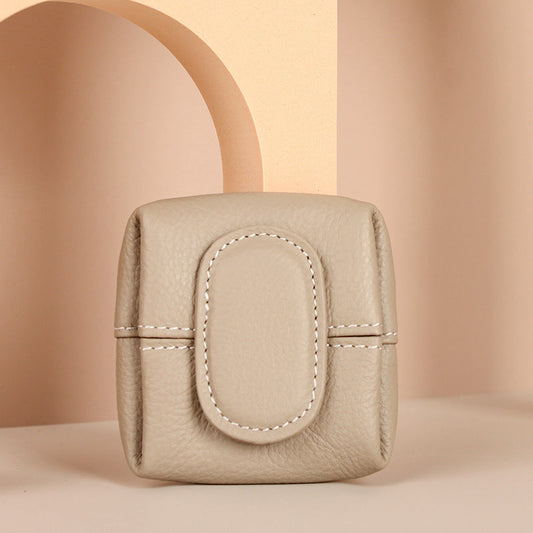 Élivéa™ – Compact Leather Coin Purse (40% Off)