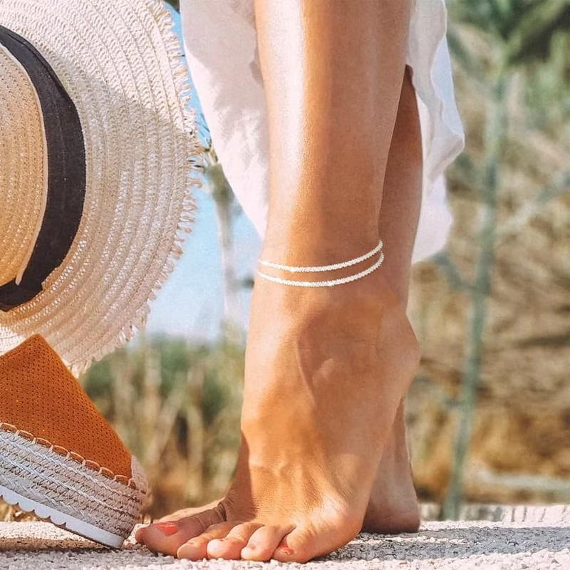 Silvara™ - Dainty Layered Ankle