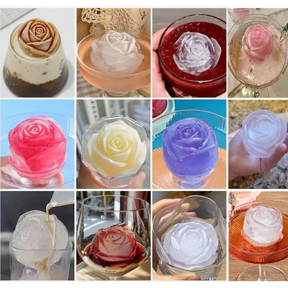 Florenza™ - 3D Rose Shape Ice Cube Molds for Pinterest-Worthy Drinks (2+1 Free)