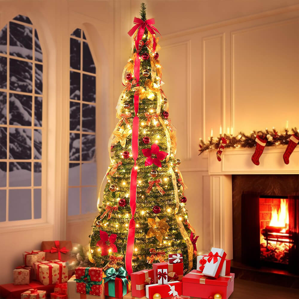 Lumiscarlet™ – Pop Up Red Christmas Tree (50% Off)