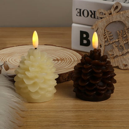 Lunacone™ – Flameless Pinecone Candle Light (1+1 Free)