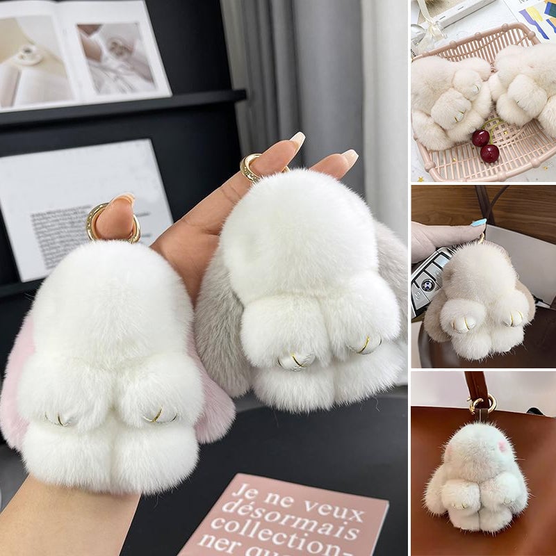BunniBelle™ – Fluffy Bunny PomPom Charm (50% Off)