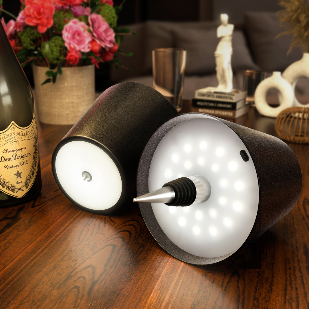 LumaPour™ – Wireless Bottle Lamp with Warm Glow (1+1 Free)