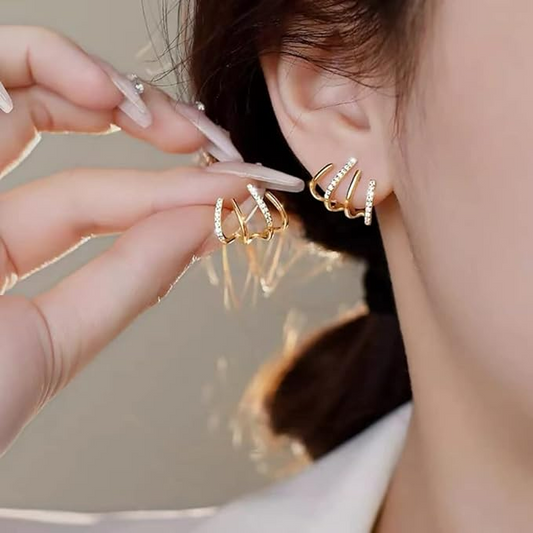 Elarra™ – Multi-Piercing Look Earrings (1+1 Free)