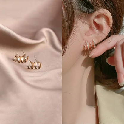 Elarra™ – Multi-Piercing Look Earrings (1+1 Free)