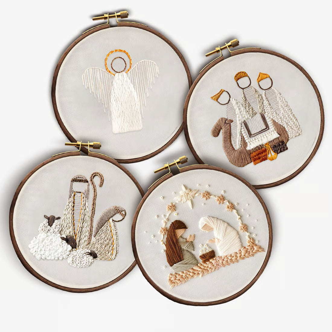 StitchBless™ – Nativity Embroidery Kit Full Set