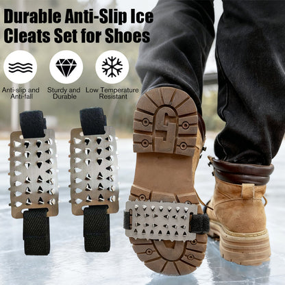GlaciLock™ – Anti-Slip Shoe Traction Spikes