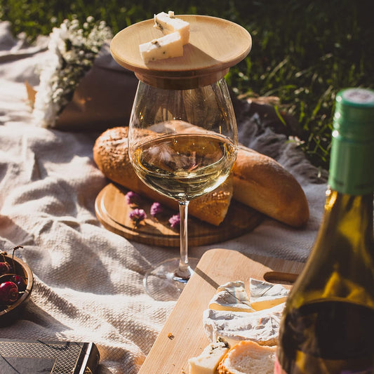 Florenza™ - Elegant Bamboo Wine Glass Toppers (2+2 Free)