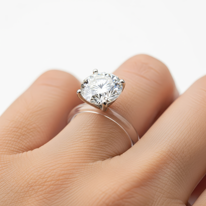 Elaria™ – Invisible Floating Thread Ring (50% Off)