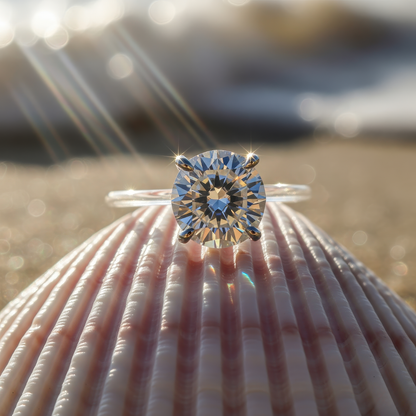 Elaria™ – Invisible Floating Thread Ring (50% Off)