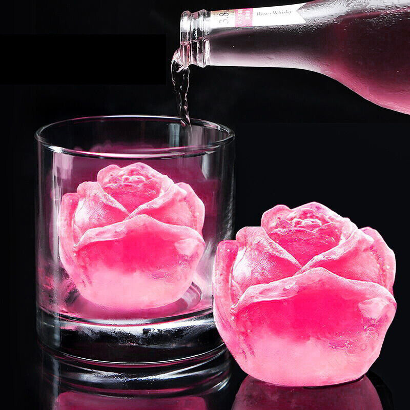 Florenza™ - 3D Rose Shape Ice Cube Molds for Pinterest-Worthy Drinks (2+1 Free)