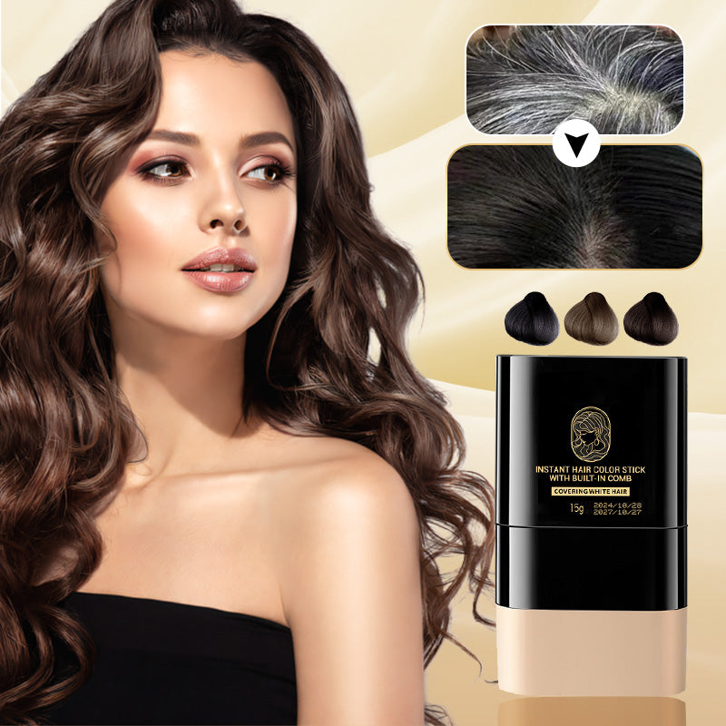 Tressa™ – Instant Hair Color Stick with Comb (1+1 Free)