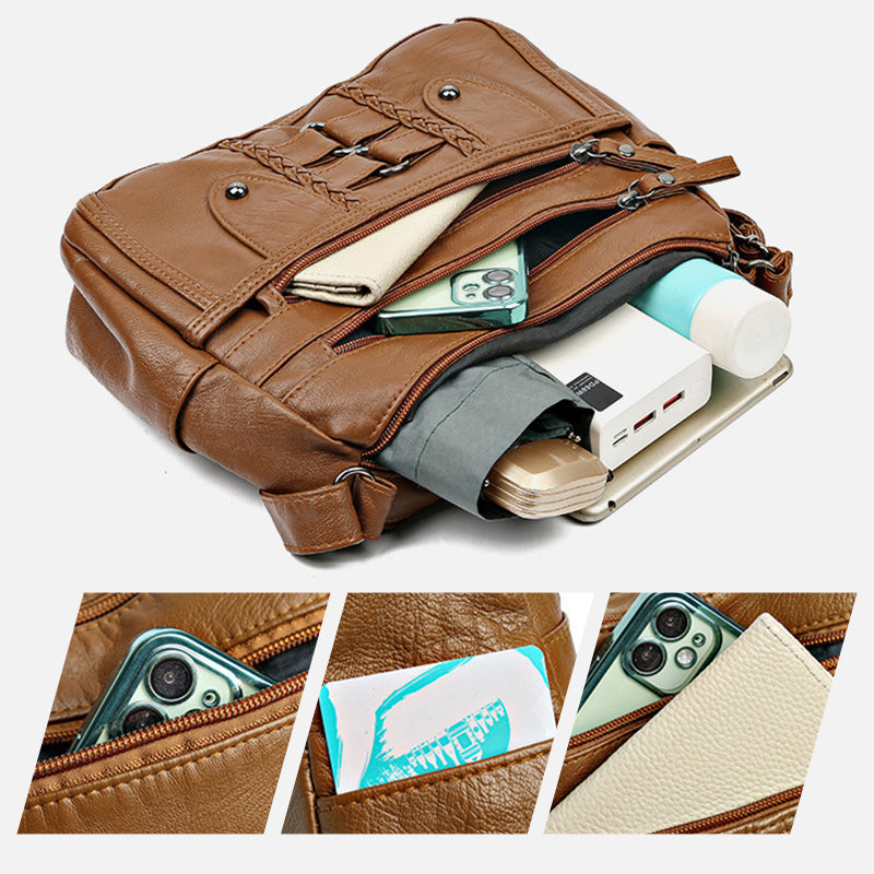 Valmira™ – Vintage Soft PU Leather Bag  (50% Off)