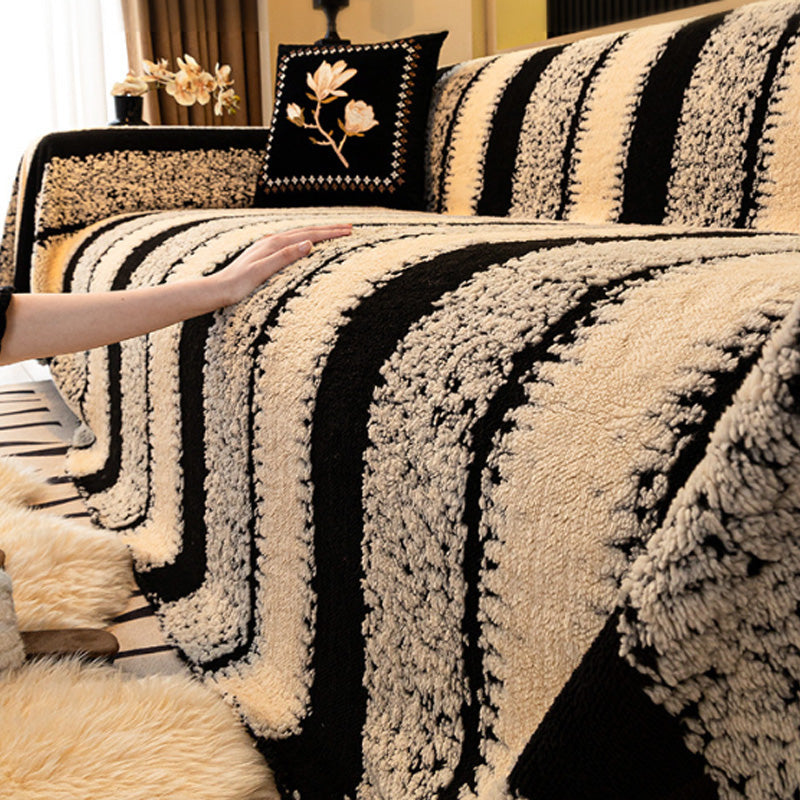 Velmora™ – Soft Textured Couch Cover with Grip