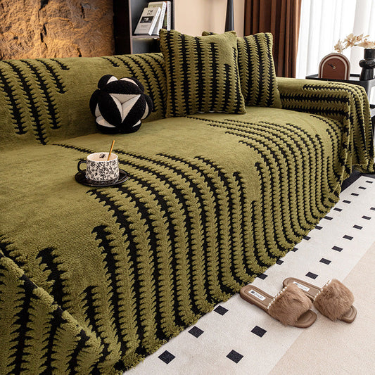 Velmora™ – Soft Textured Couch Cover with Grip